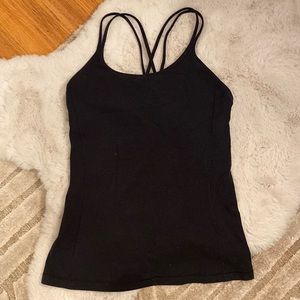 Lululemon Black Criss Cross Tank
